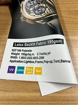 Latex Printing Backlit Fabric